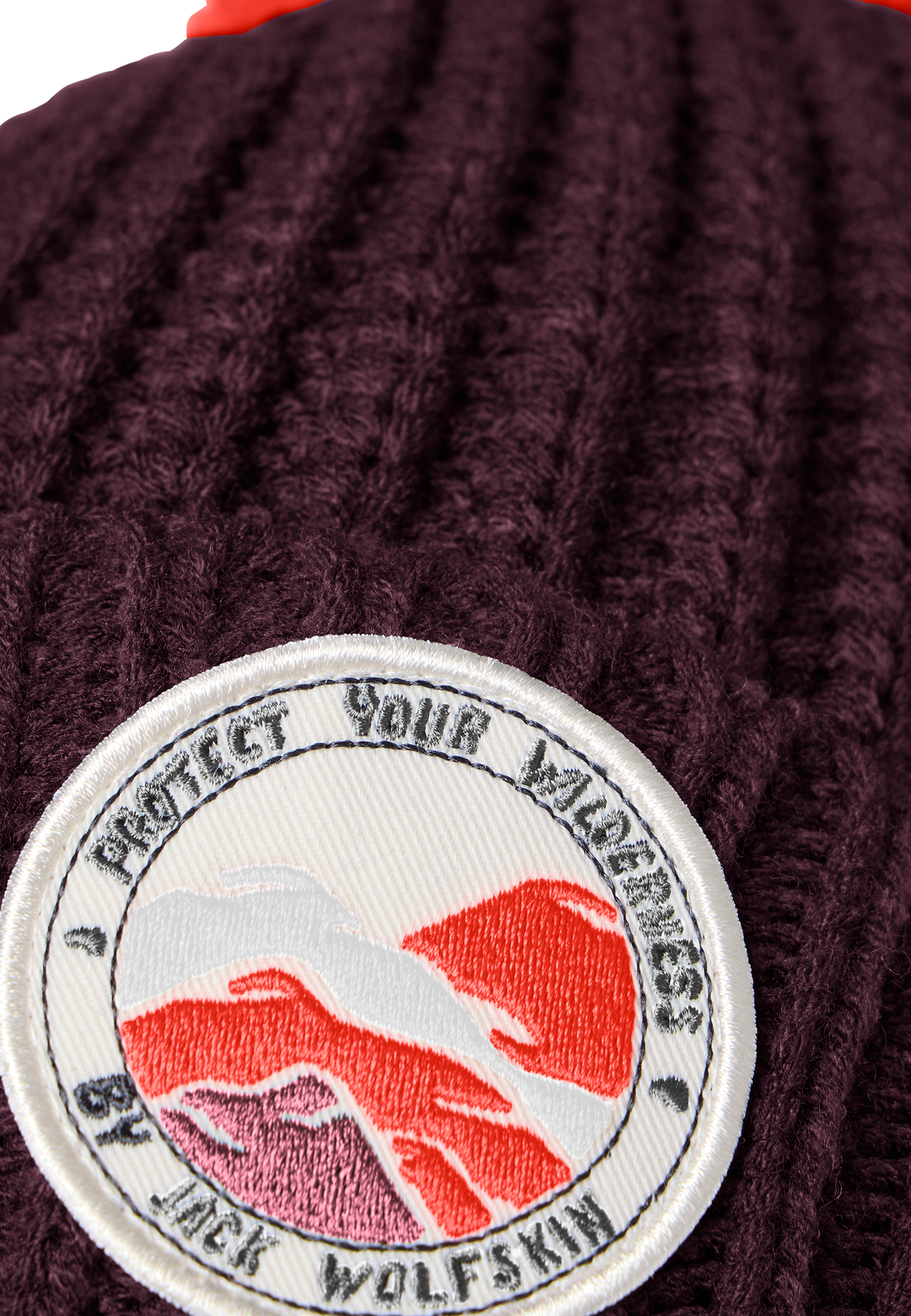 POMPOM BADGE BEANIE K