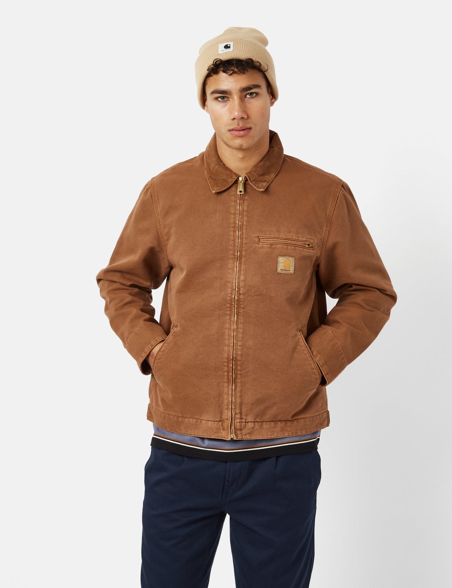Veste Detroit (biologique) - Bleu Piscine