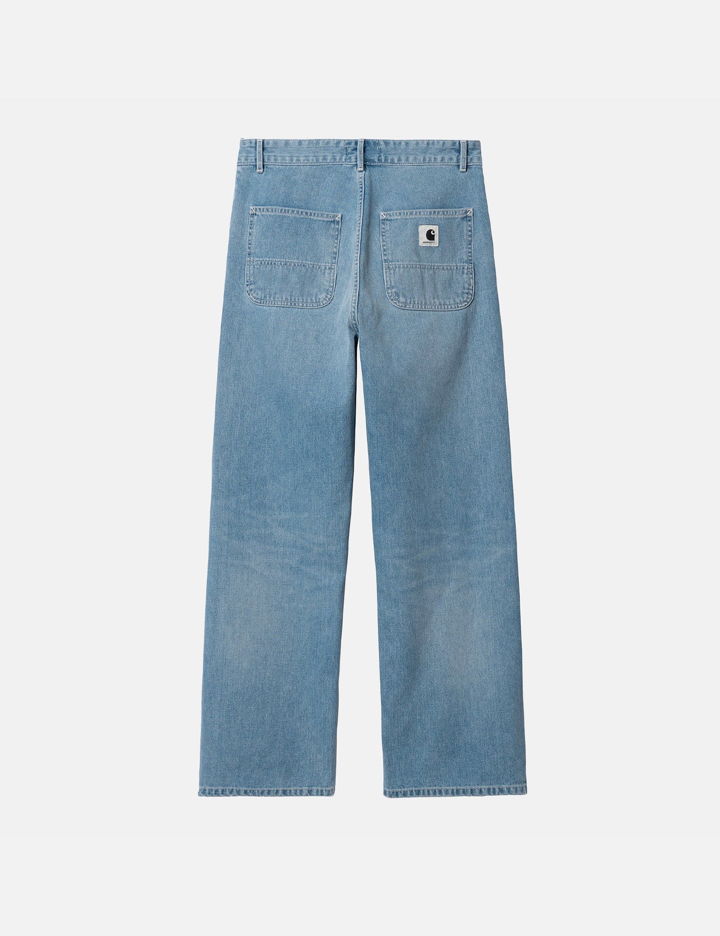 Damen Simple Hose (Loose) - Blue Light Stone Washed