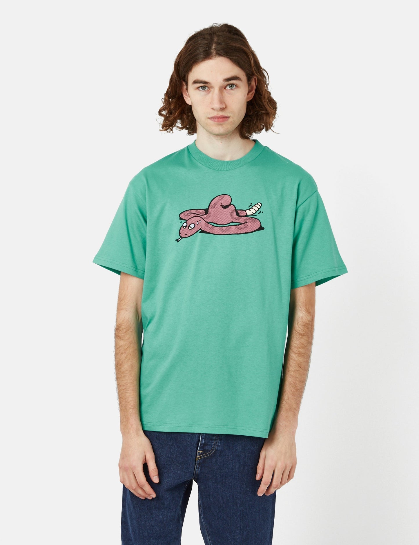 T-shirt Snek (Biologique) - Blanc
