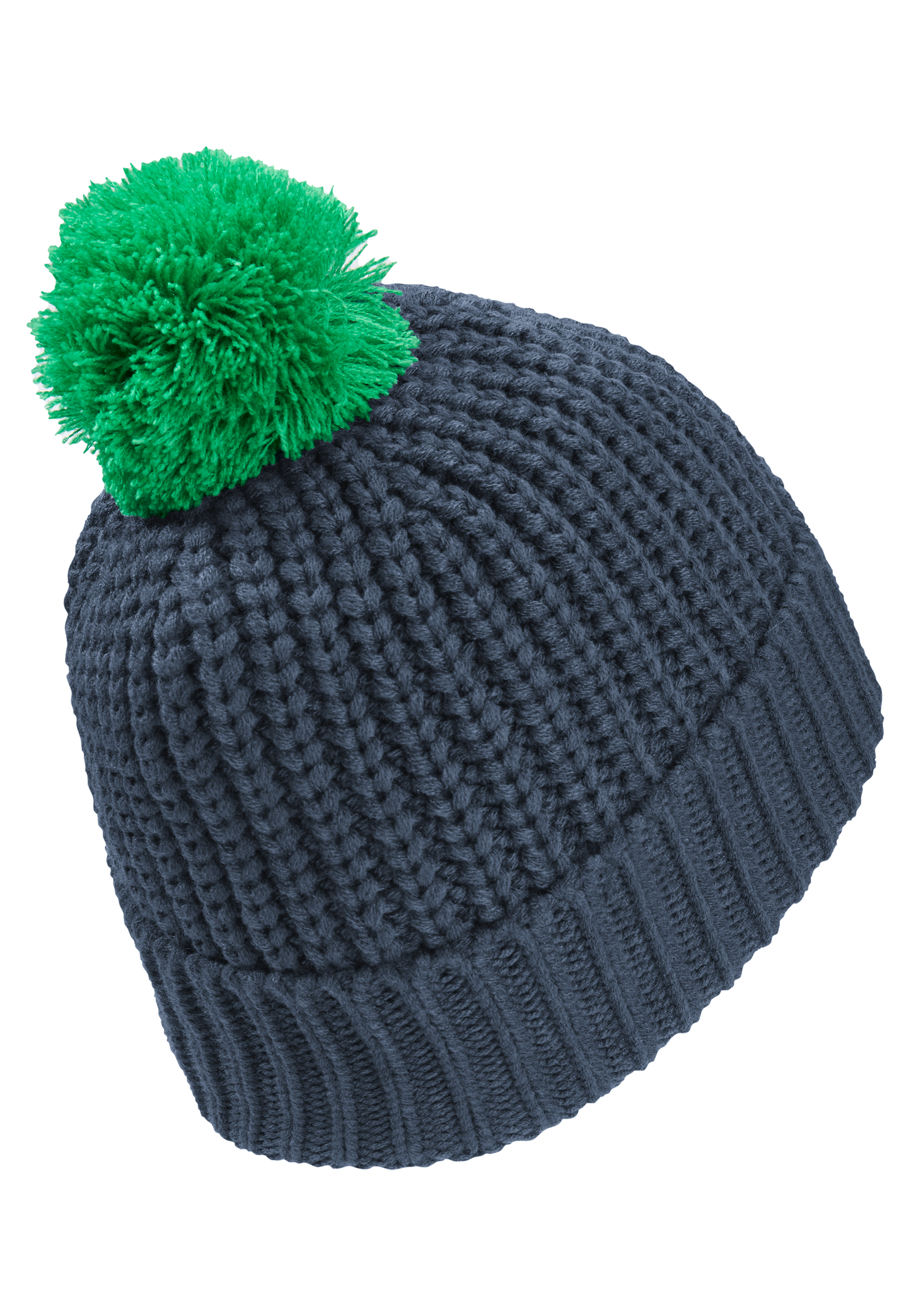 POMPOM BADGE BEANIE K