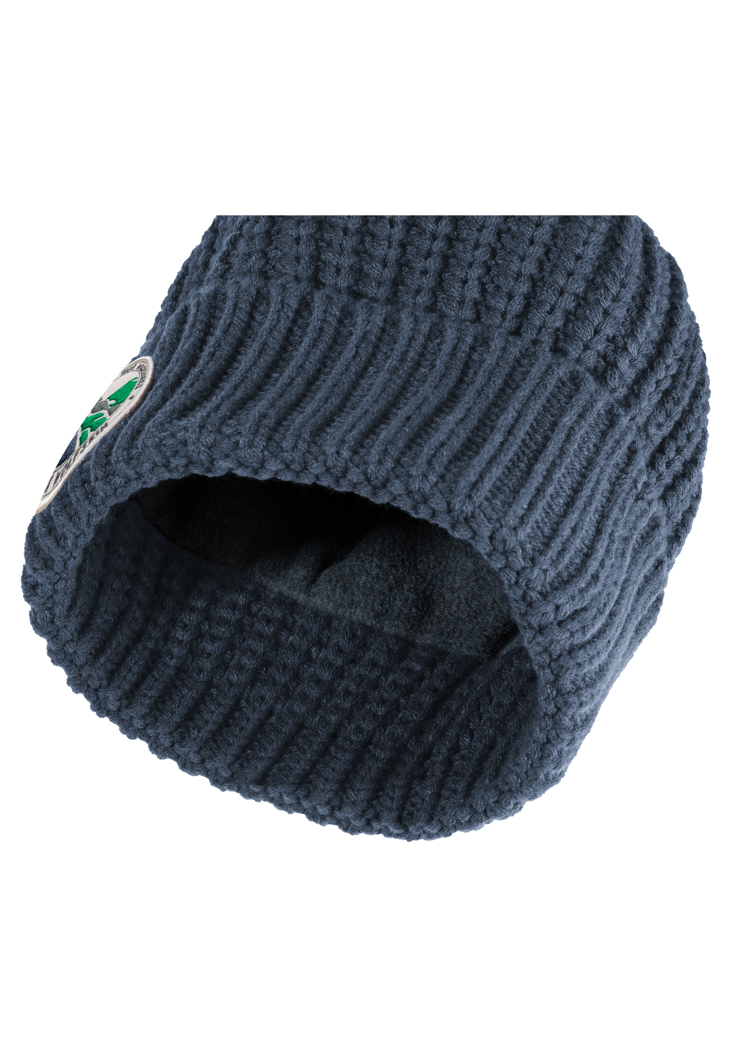 POMPOM BADGE BEANIE K