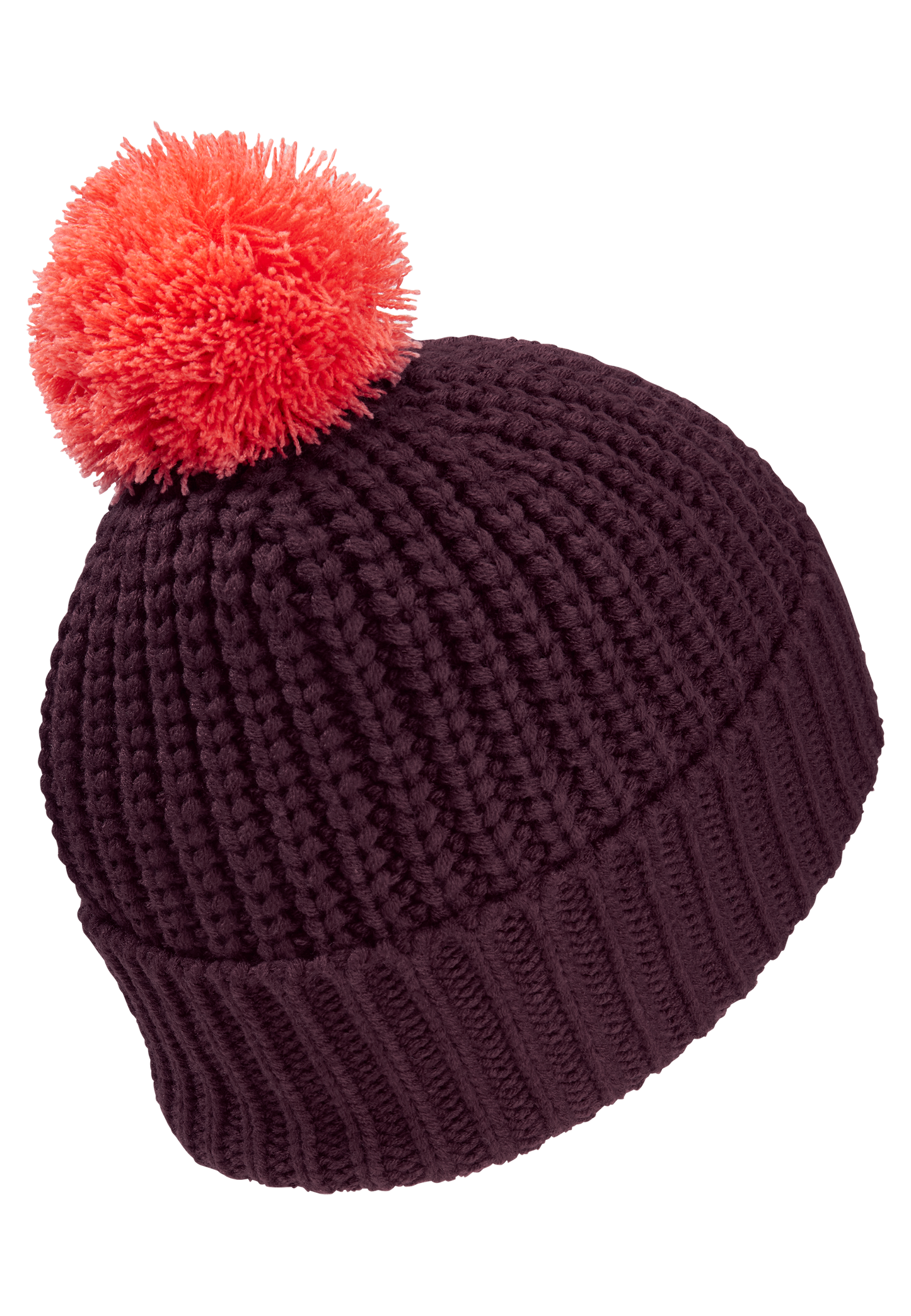 POMPOM BADGE BEANIE K
