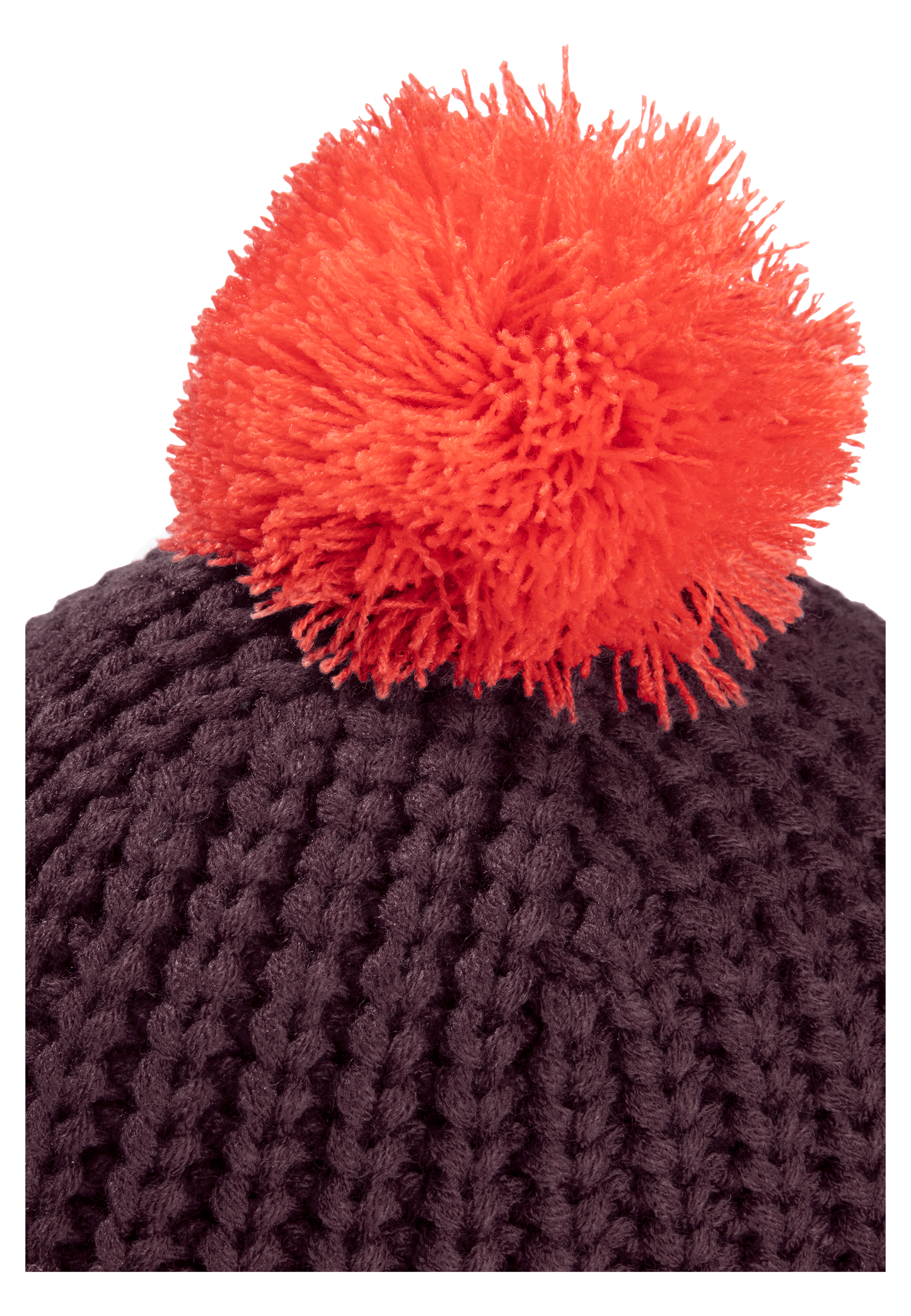 POMPOM BADGE BEANIE K