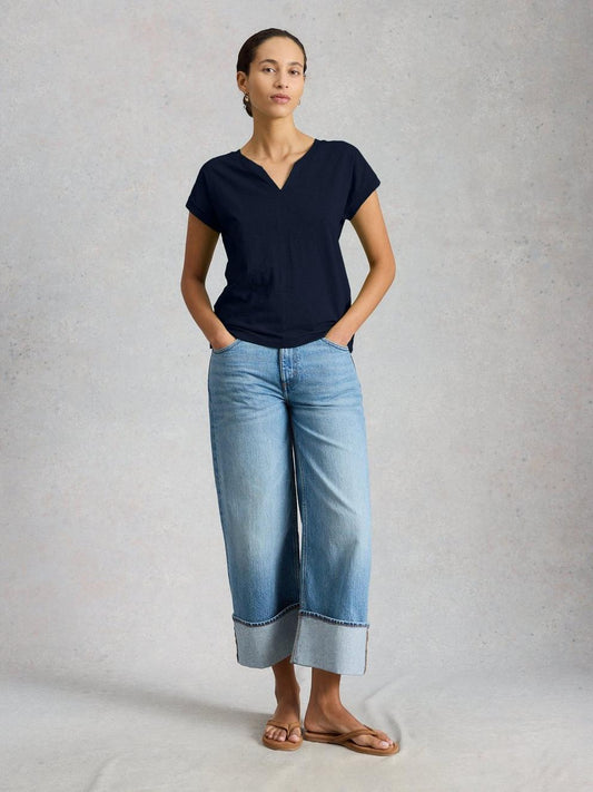 Nelly Notch Neck Tee