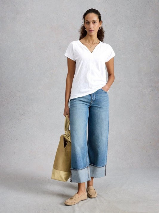 Nelly Notch Neck Tee