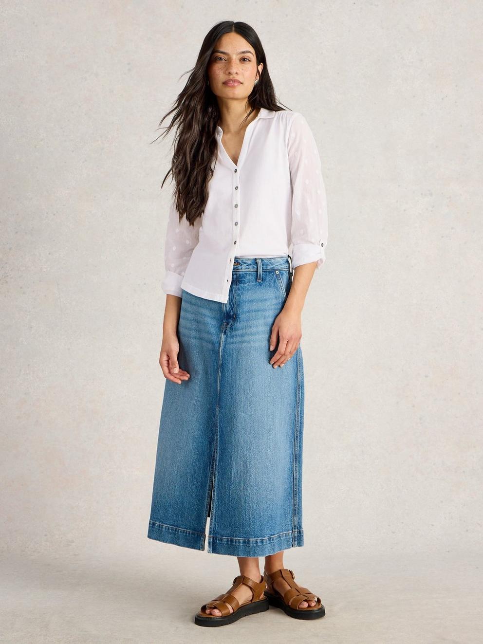 Annie Jersey Cotton Shirt