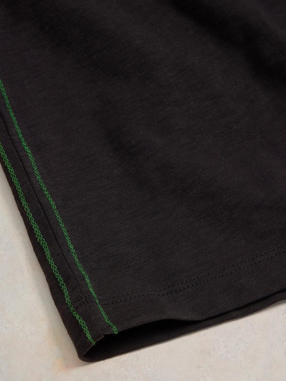 Nelly Cotton Notch Neck Tee