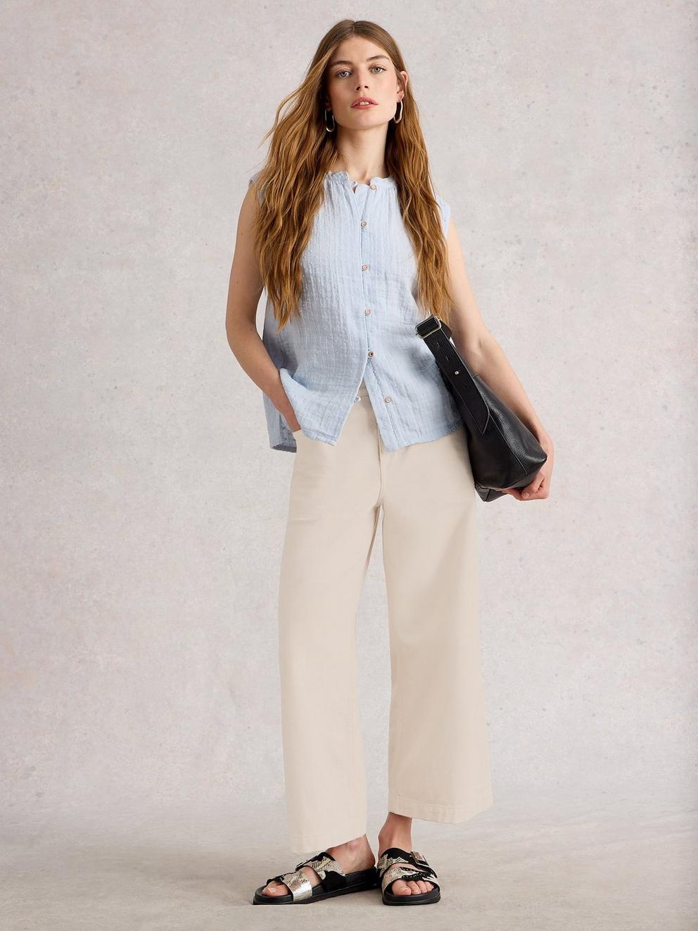Tia Wide Leg Crop Jean