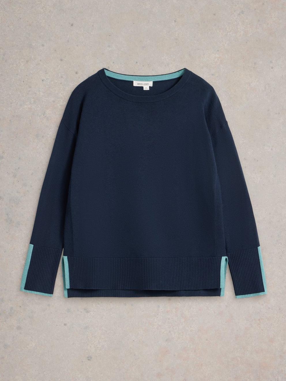 Olive Crew Neck Cotton Jumper
