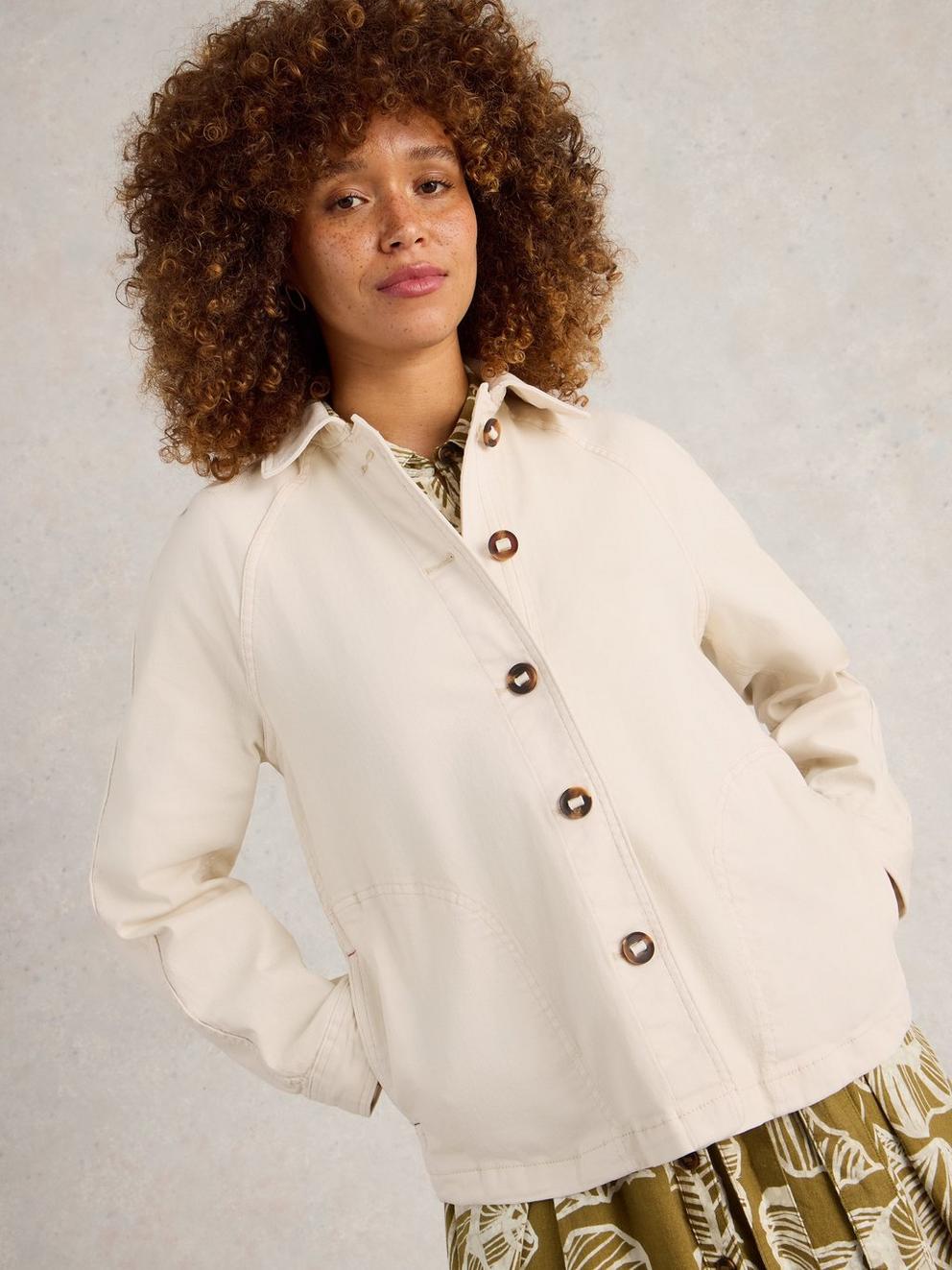 Eden Denim Collared Jacket