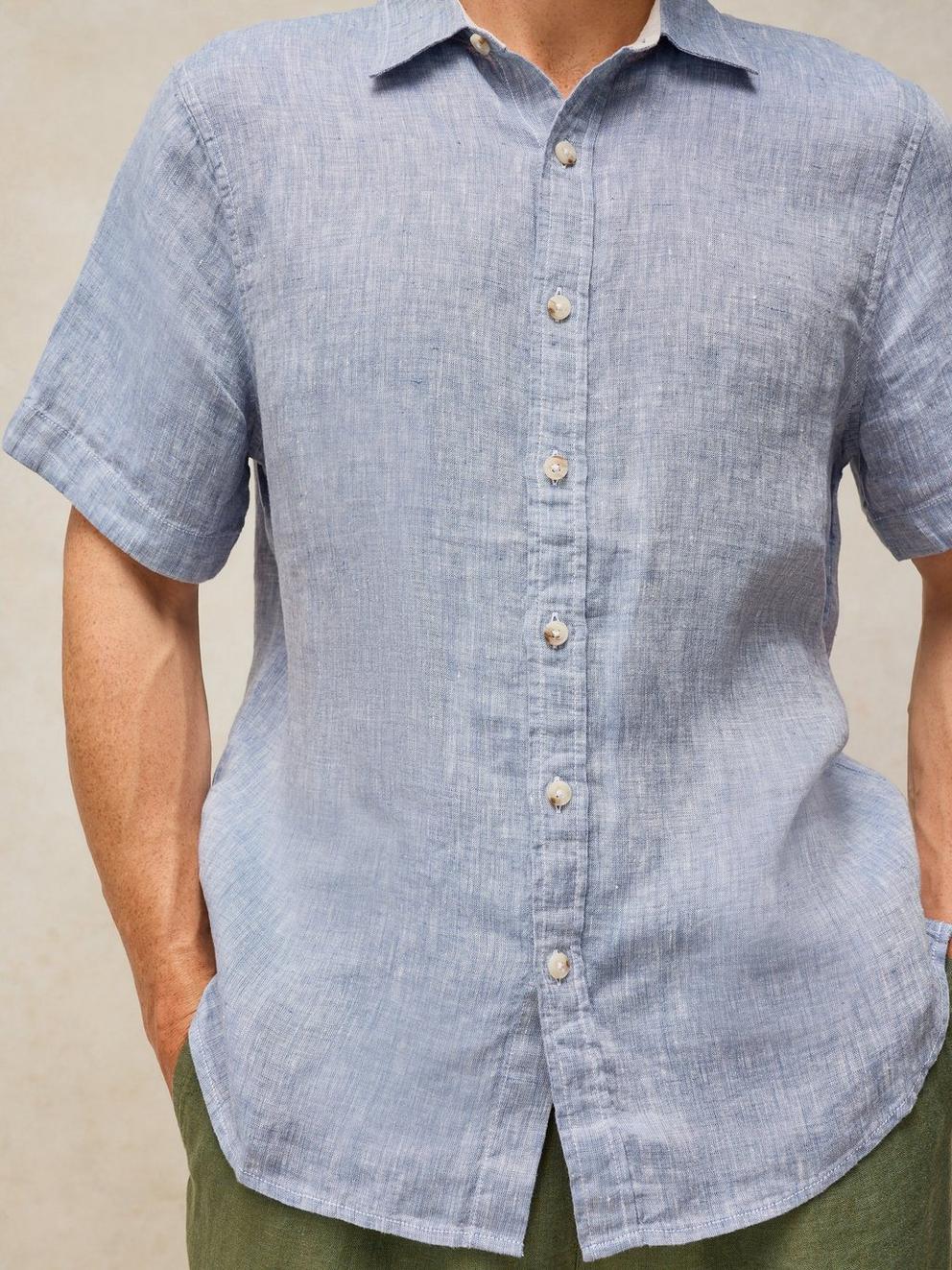 Keswick Short Sleeve Linen Shirt