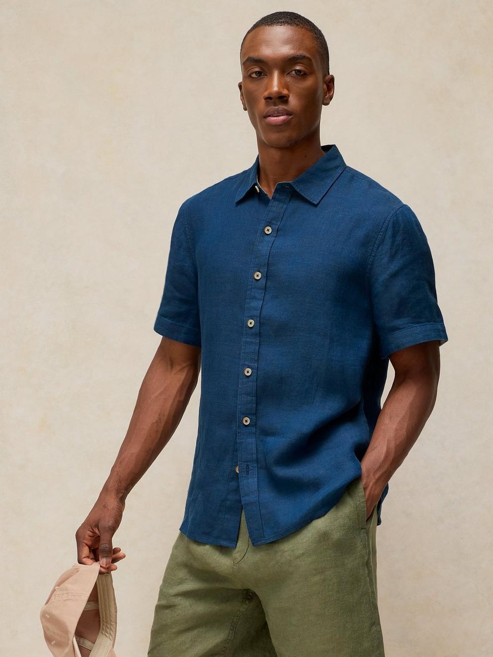 Keswick Short Sleeve Linen Shirt