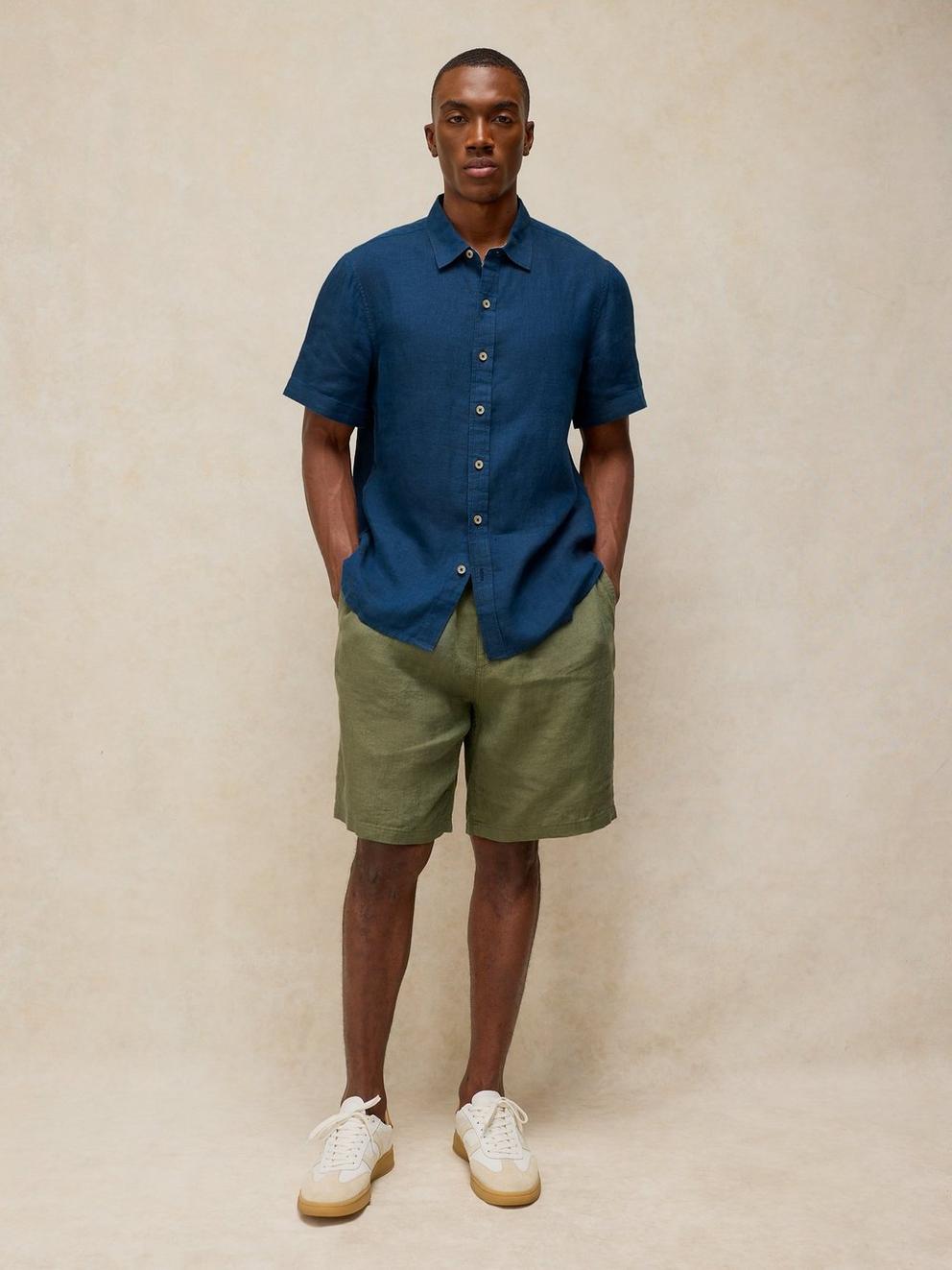 Keswick Short Sleeve Linen Shirt