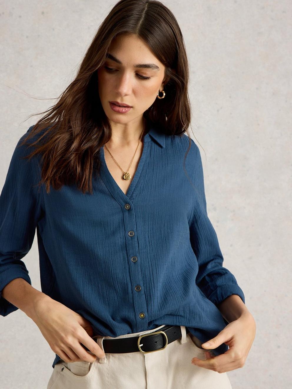 Annie Double Cloth Shirt