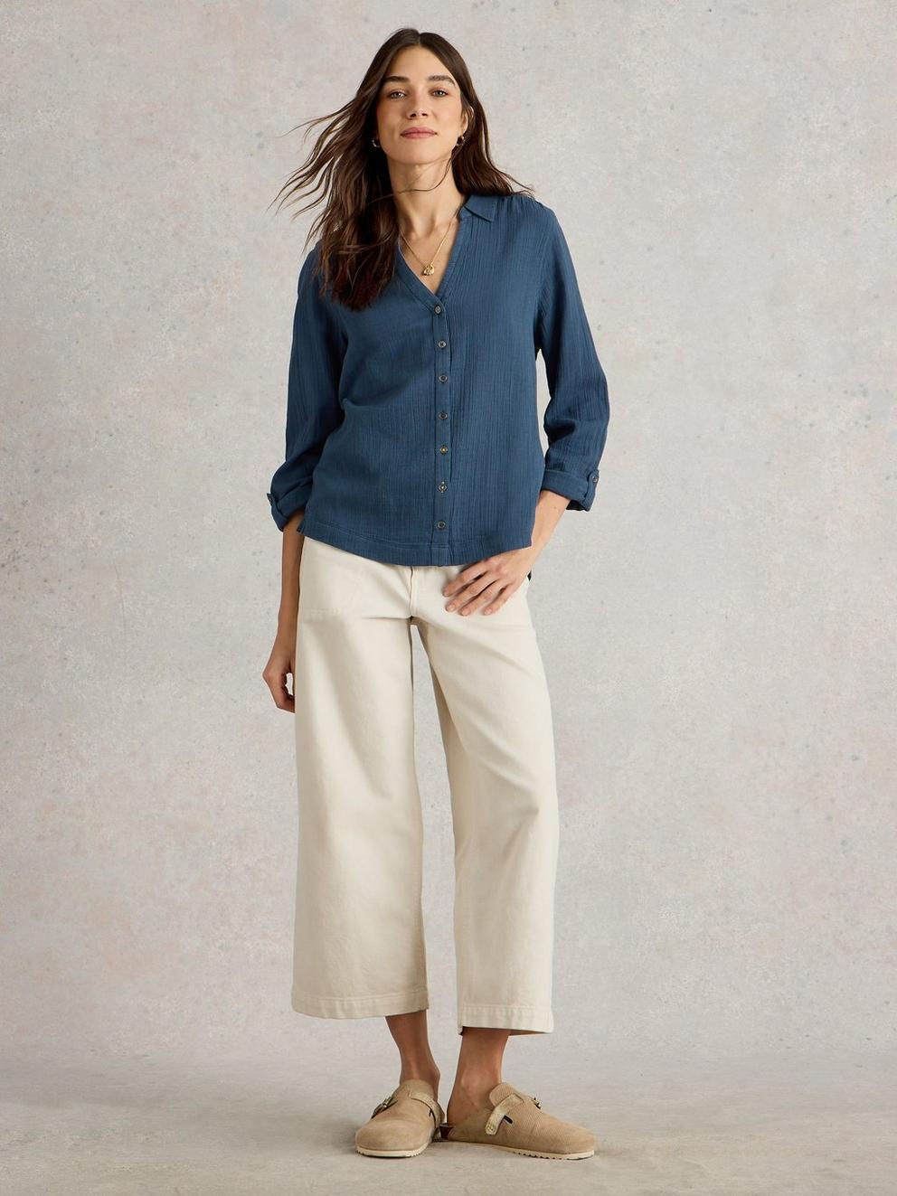 Annie Double Cloth Shirt