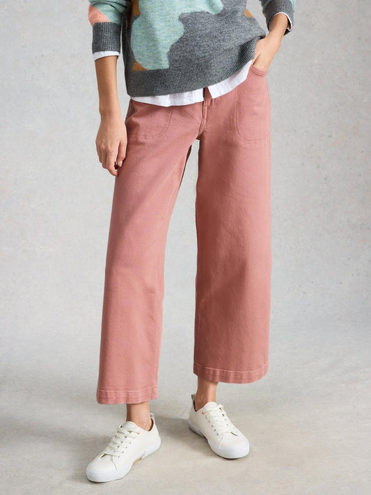 Crop Tia Wide Leg Jean