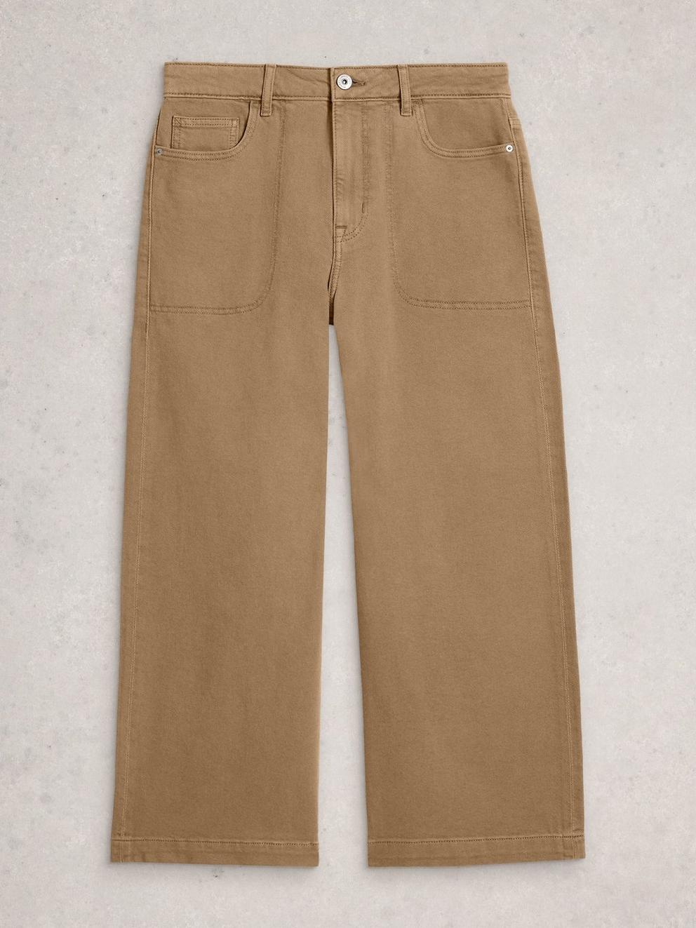 Crop Tia Wide Leg Jean