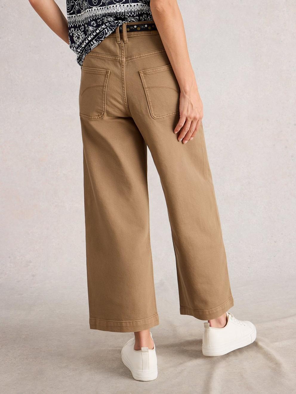 Crop Tia Wide Leg Jean