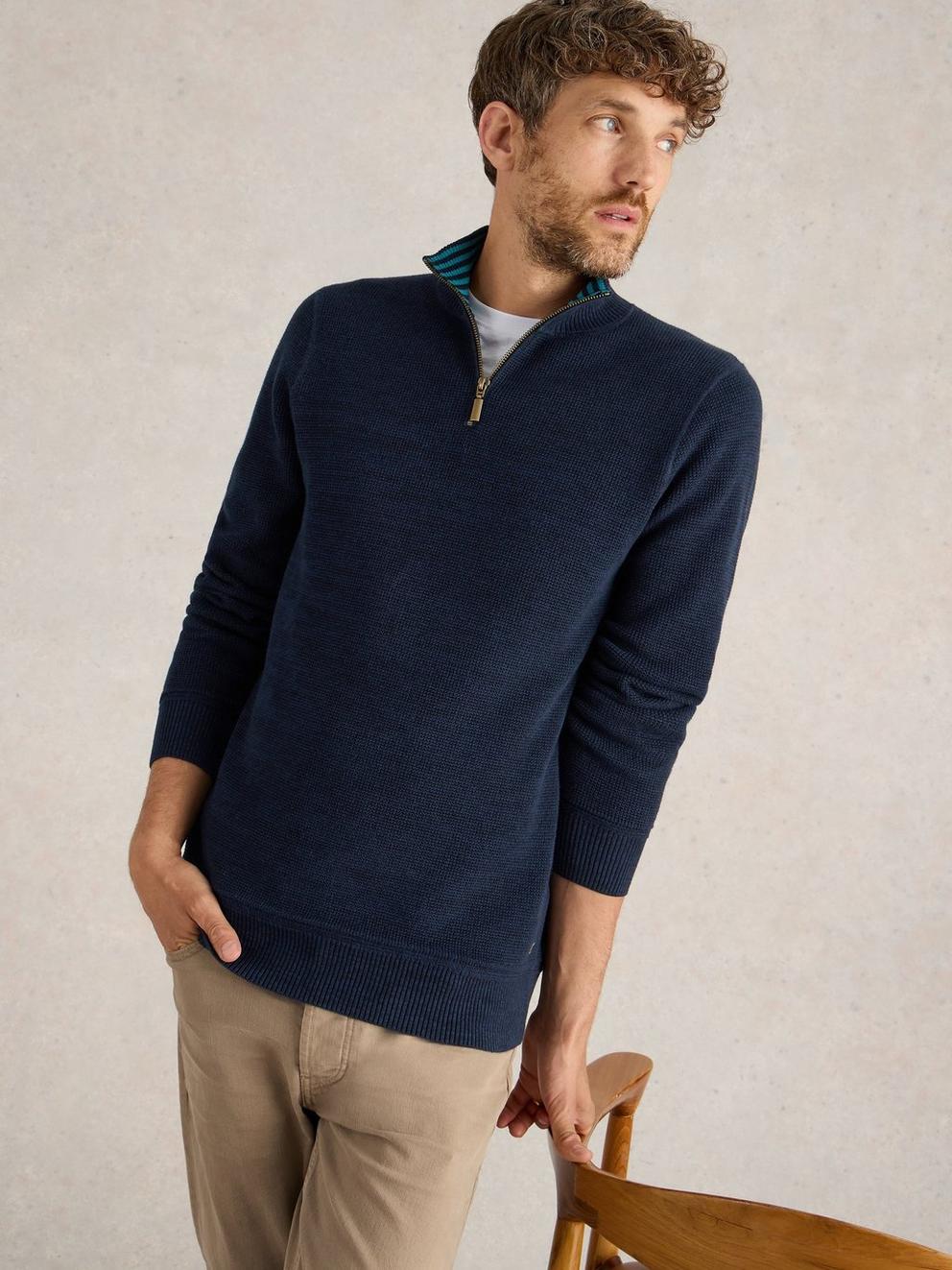Attadale Funnel Neck Long Sleeve Jumper