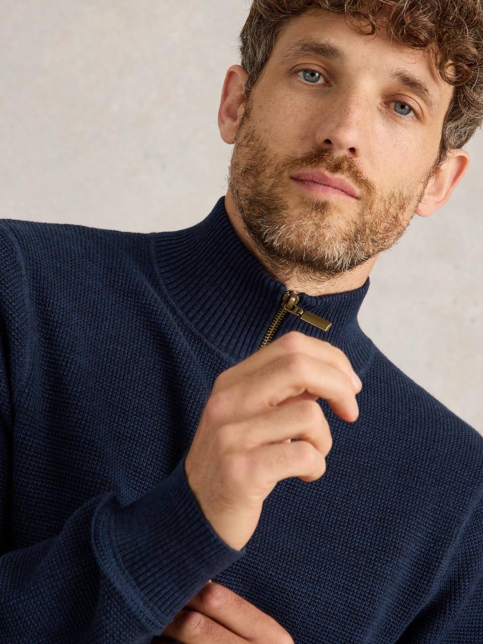 Attadale Funnel Neck Long Sleeve Jumper