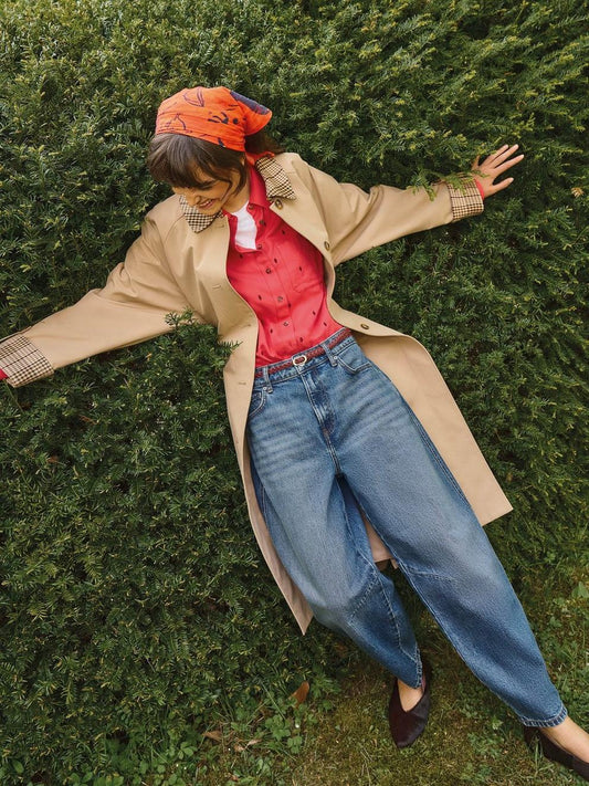 Aubrey Barrel Leg Jean