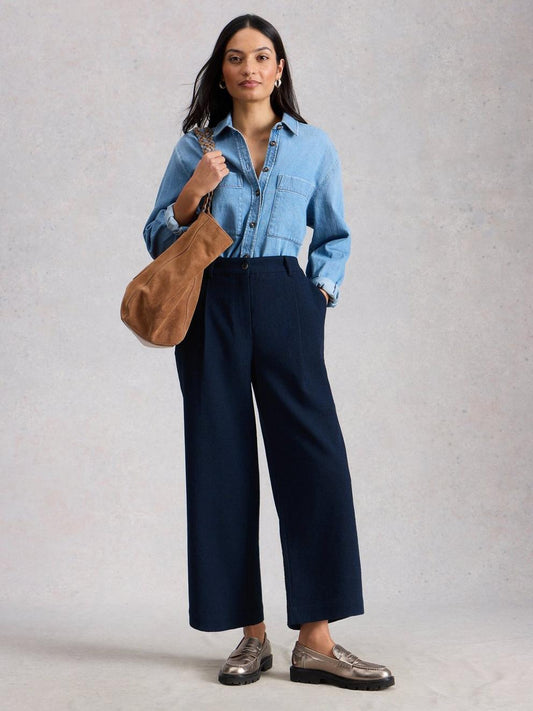Belle Tweedy Wide Leg Crop