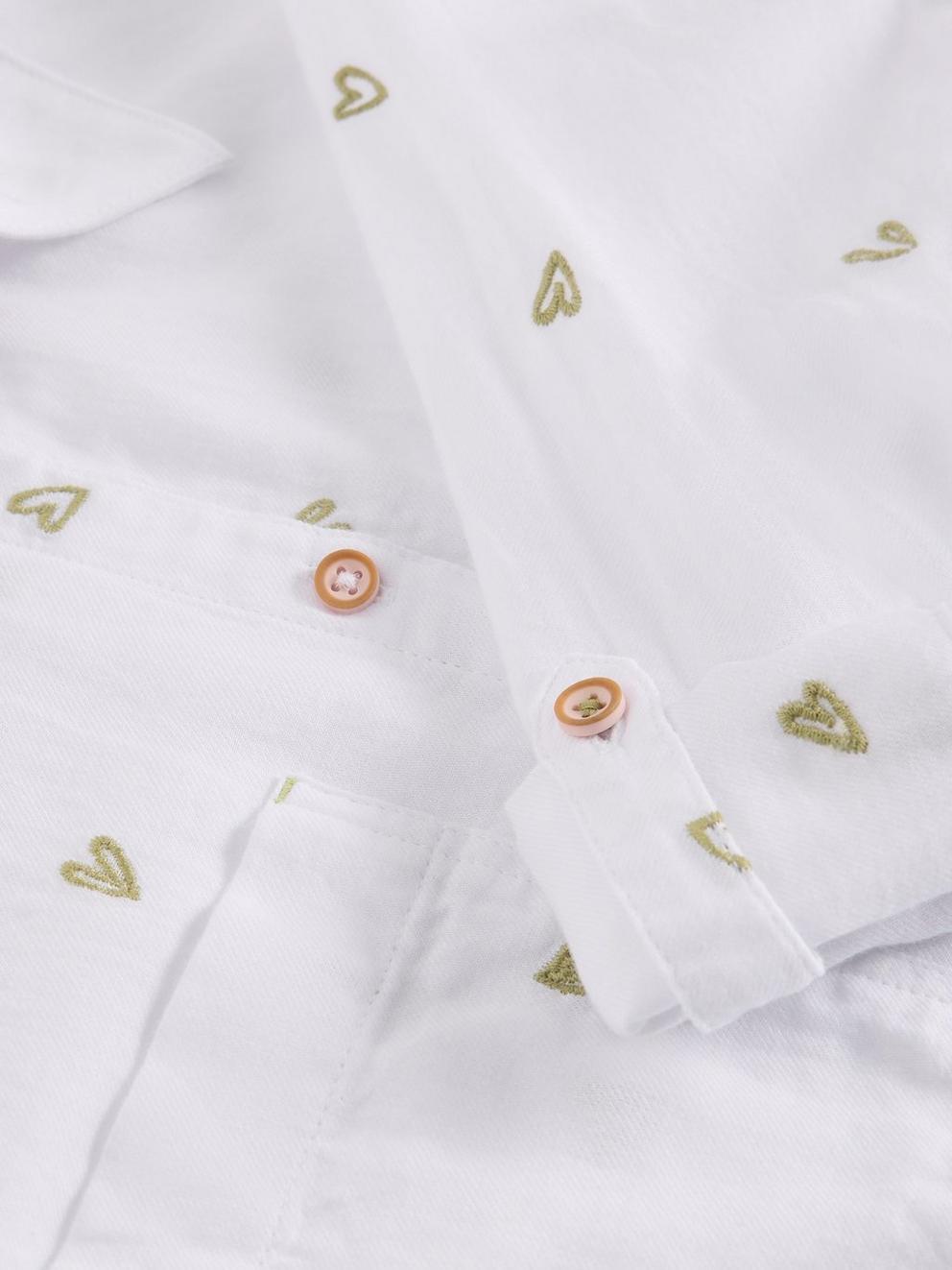 Sophie Collared Organic Cotton Long Sleeve Shirt