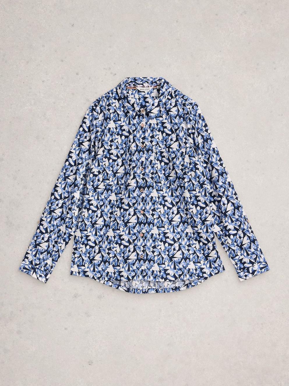 Sophie Collared Organic Cotton Long Sleeve Shirt