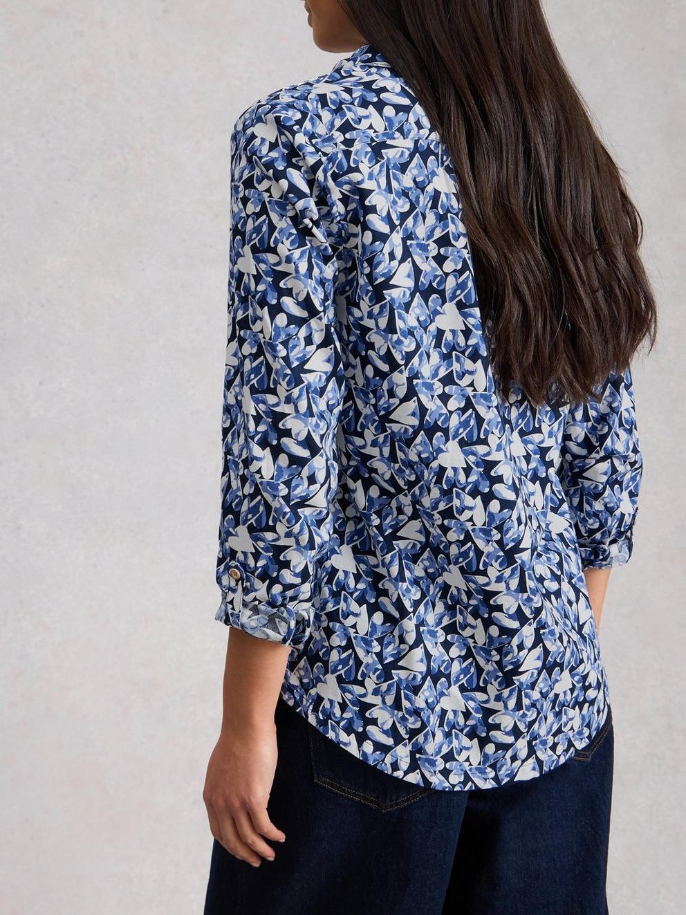 Sophie Collared Organic Cotton Long Sleeve Shirt