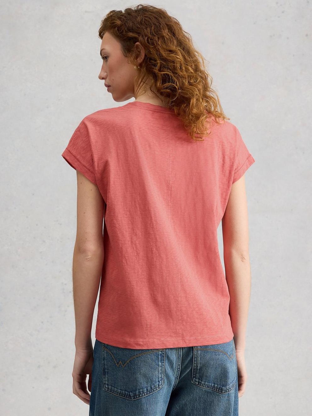 Nelly Notch Neck Short Sleeve T-Shirt