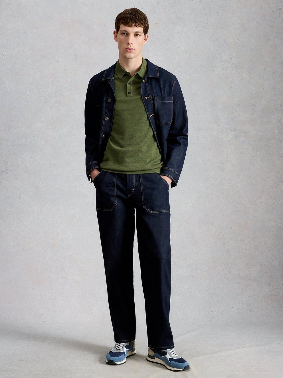 Newport Merino Polo Ss
