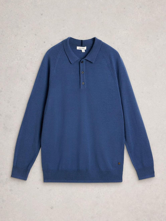 Newport Merino Polo Ls