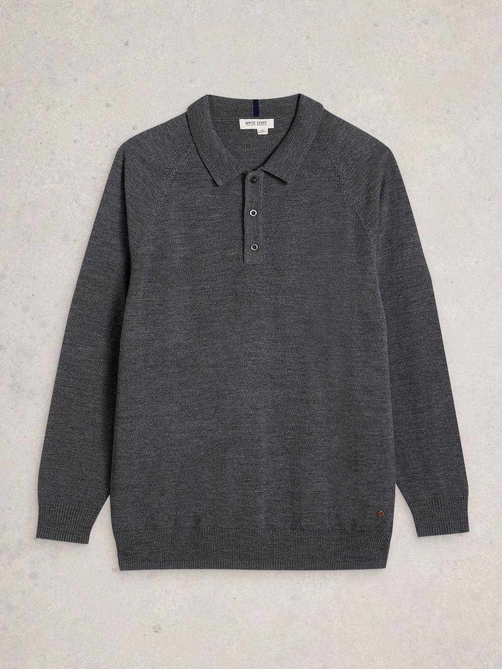 Newport Merino Polo Ls