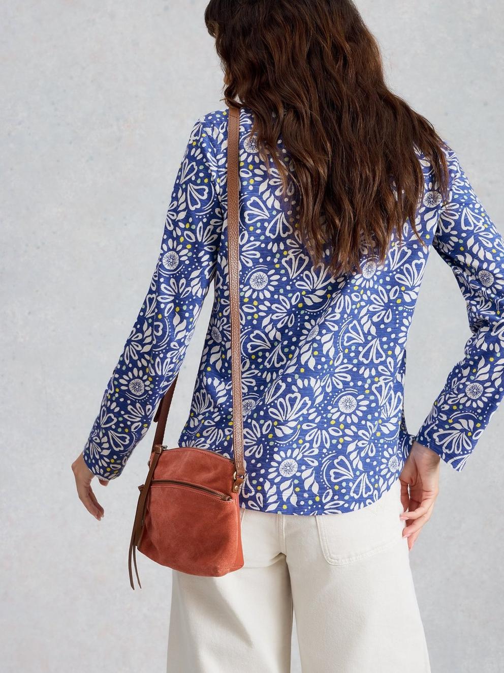 Annie Jersey Collared Printed Shirt