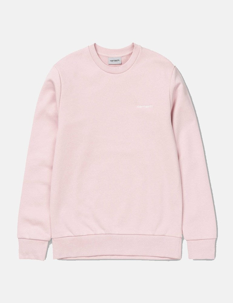 Sweat-shirt brodé – Rose poudré