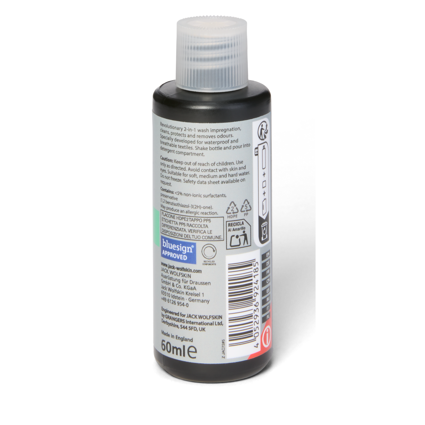 APPAREL CLEAN & PROOF 60