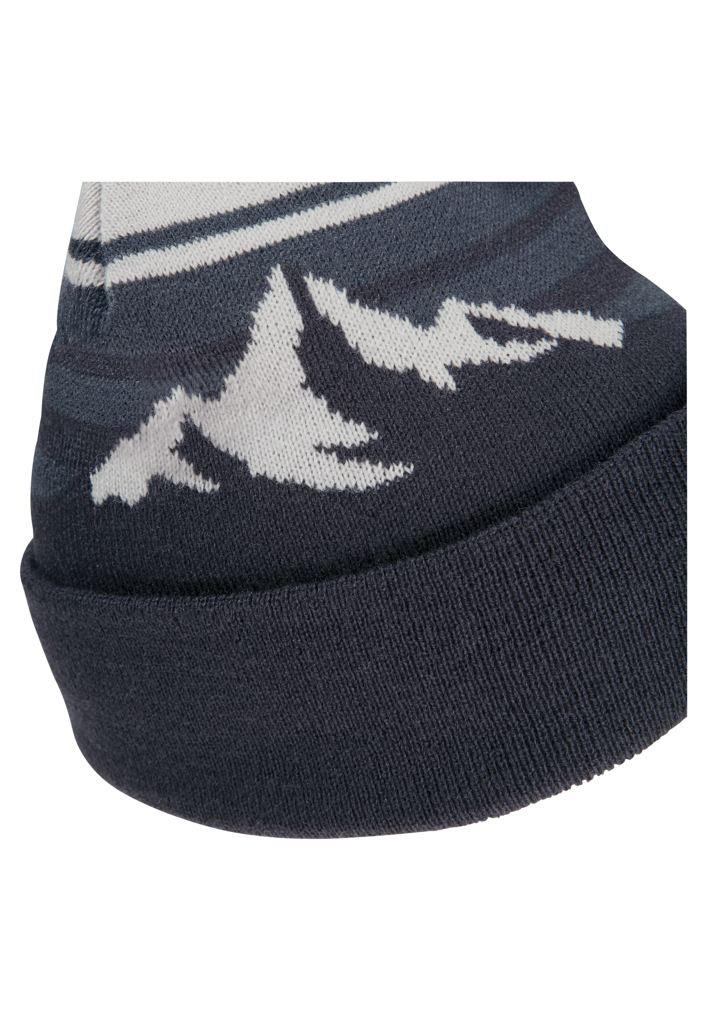 STRIPY POMPOM BEANIE K
