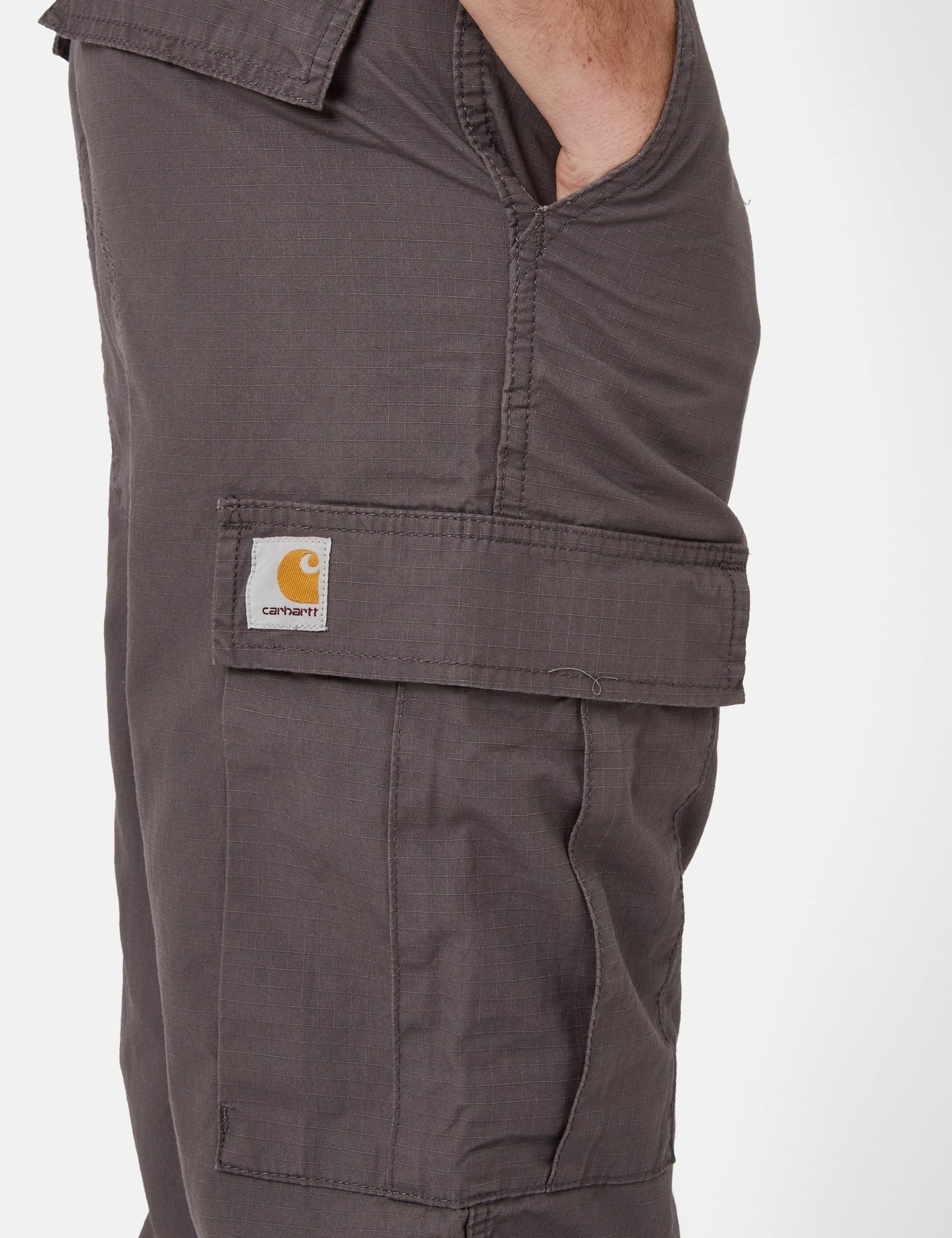 Pantalon Cargo Regular (Standard) - Gris Rhino