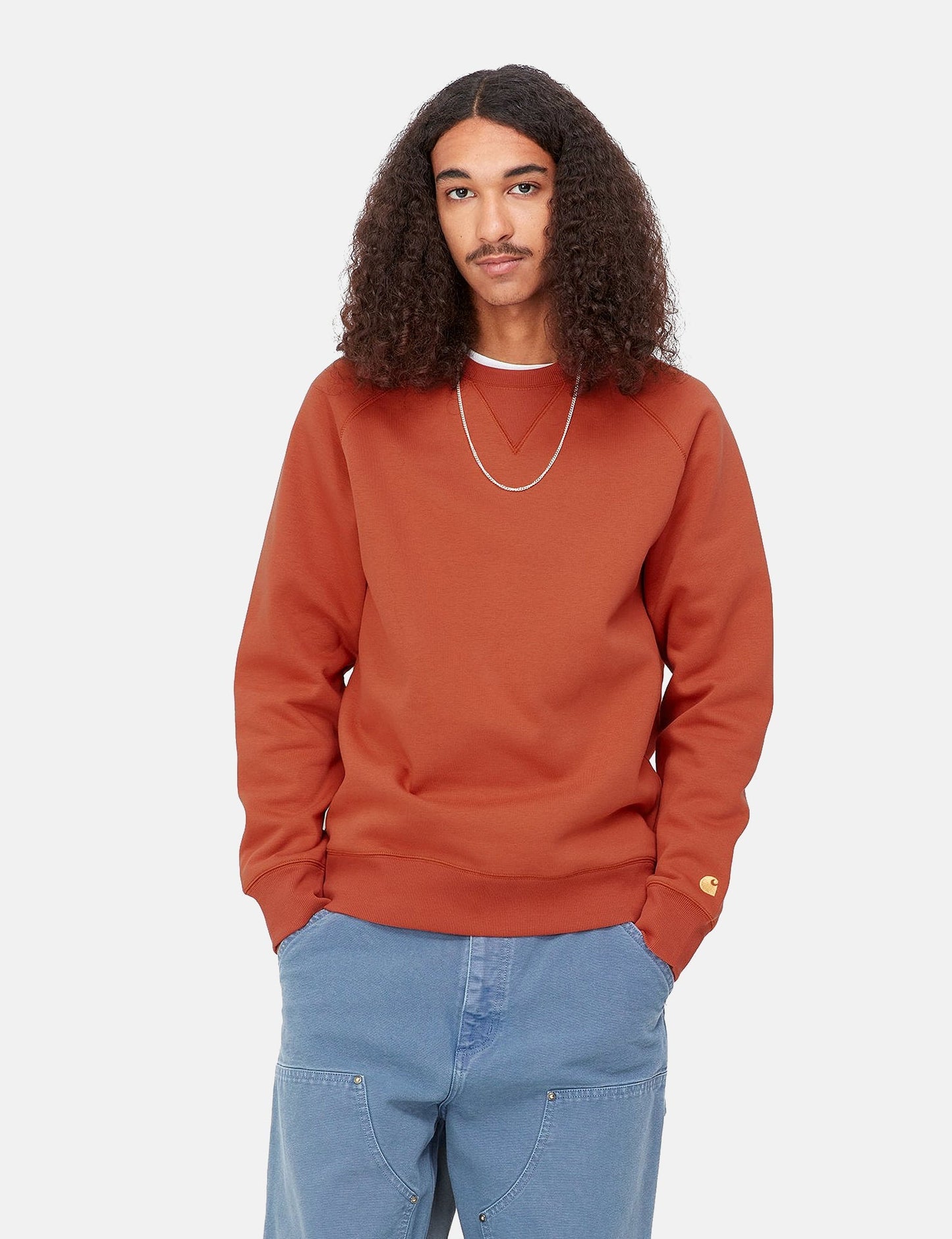 Sweat-shirt Chase - Vert canard