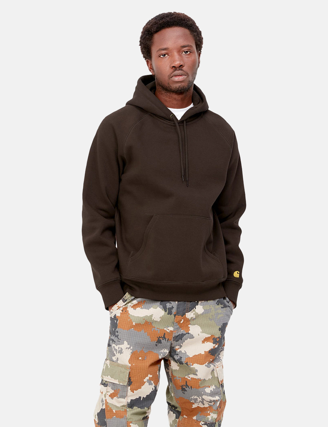 Sweat à capuche Chase - Gris miroir