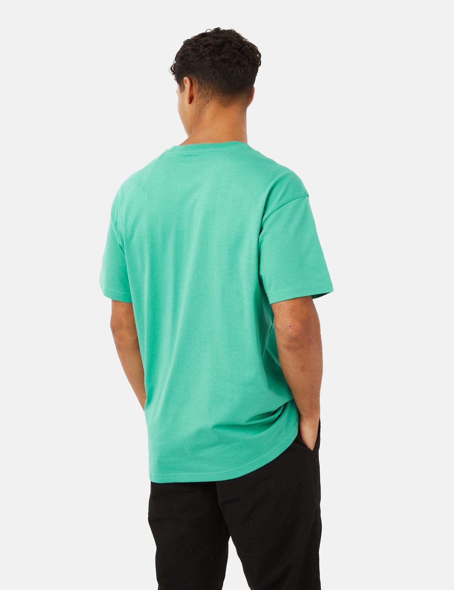 Chase T-Shirt (Lockere Passform) – Aqua-Grün