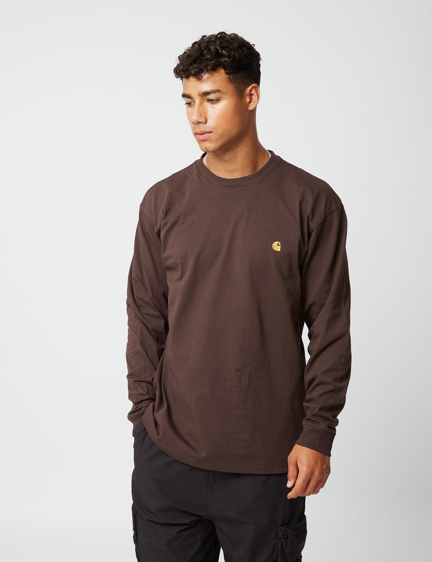 T-shirt à manches longues Chase - Marron Terre d'ombre foncée