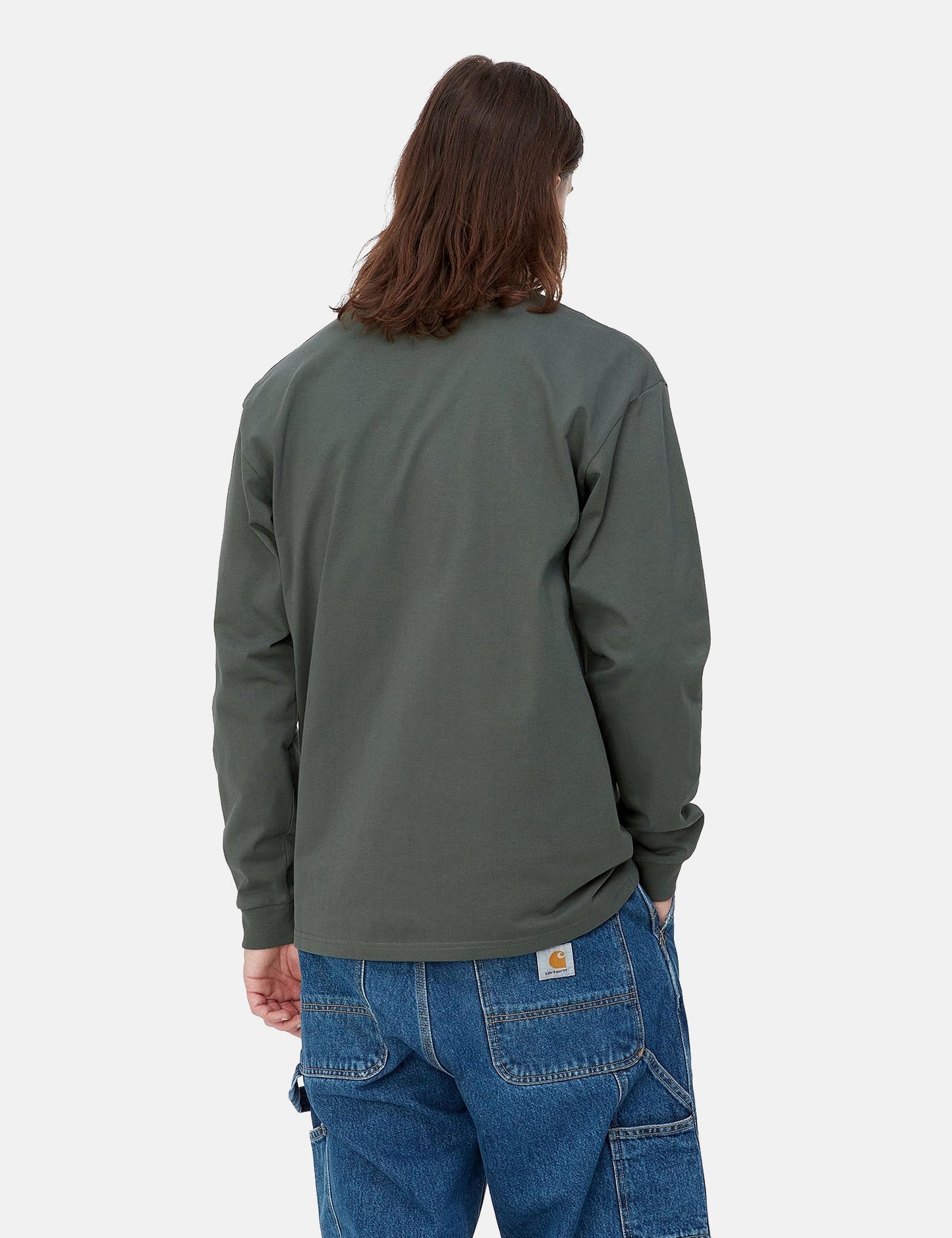T-shirt à manches longues Chase (ample) - Vert Jura