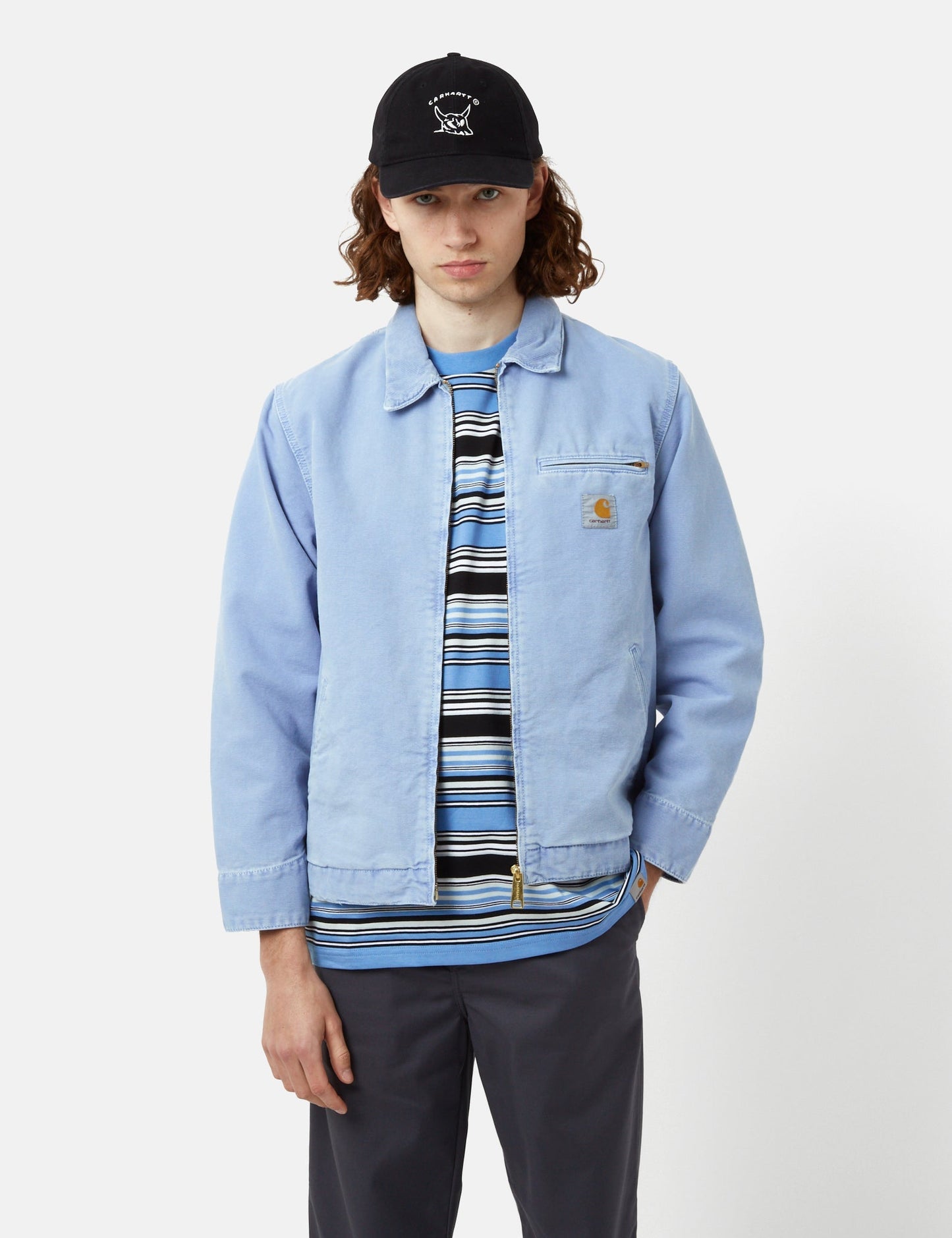 Veste Detroit (biologique) - Bleu Piscine