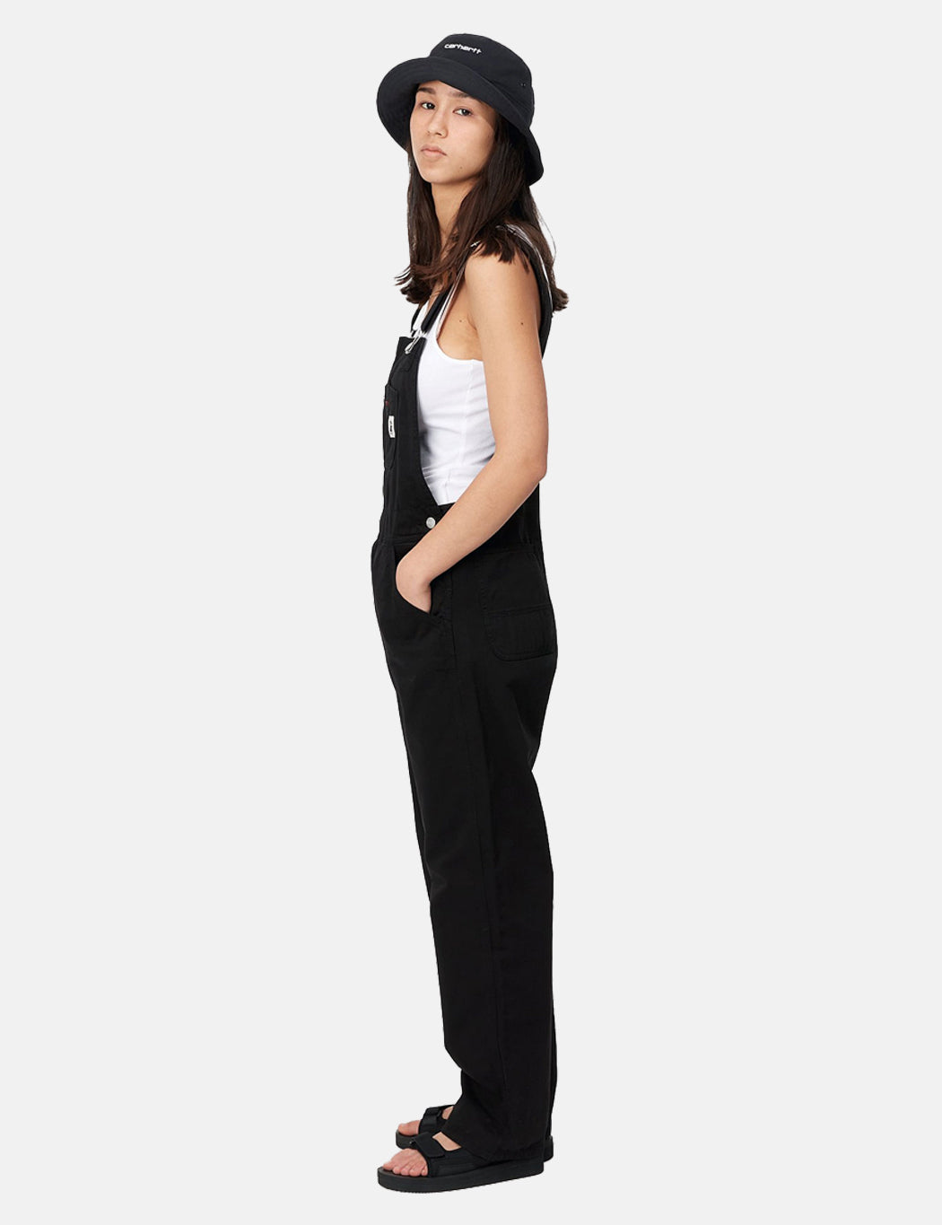 Salopette Droite Femme - Noire