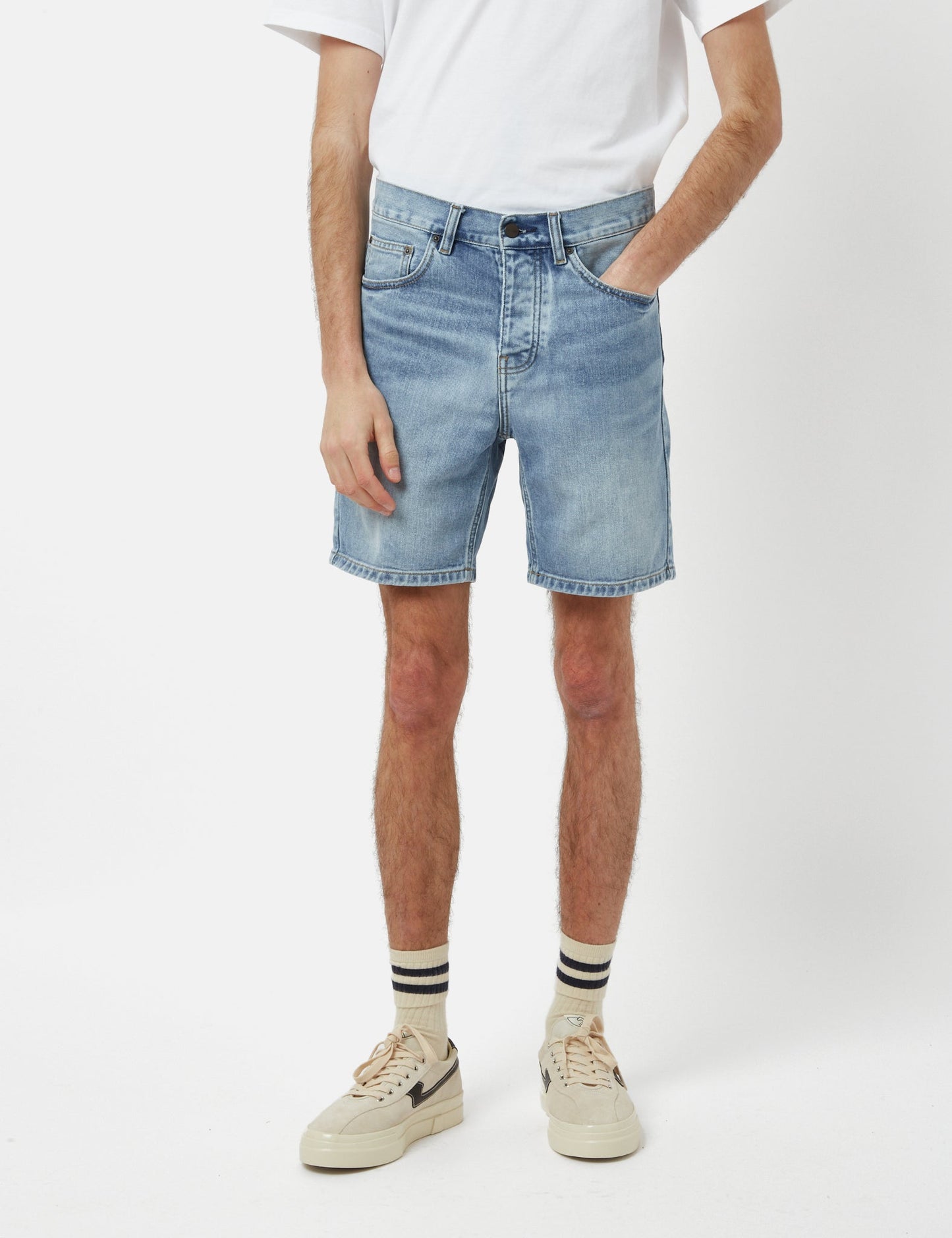Newel Shorts (Bio) - Blue Light Used Wash