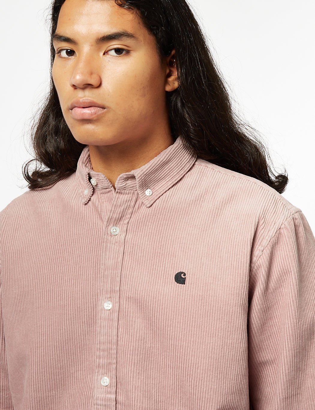 Madison Hemd (Feincord) - Glassy Pink