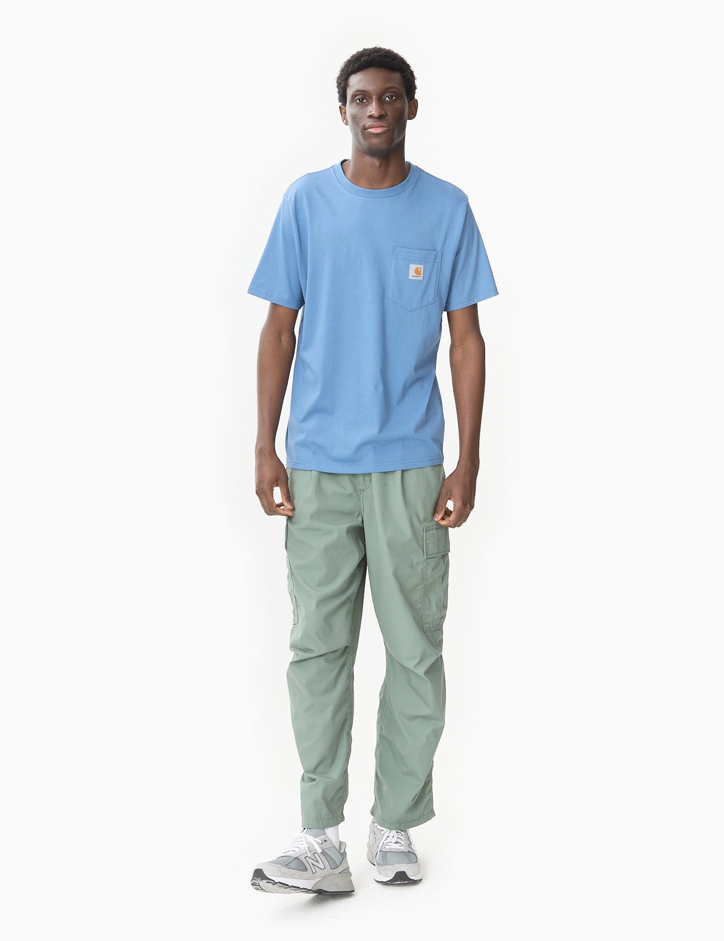 T-shirt à poche (Standard) - Bleu Sorrent