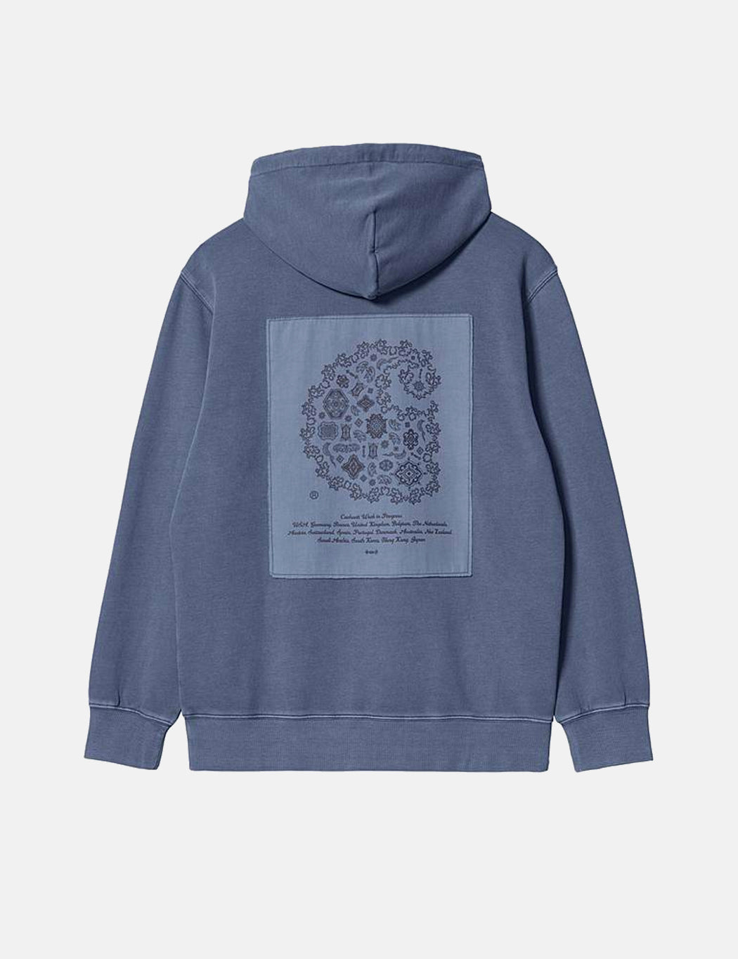 Sweat à capuche Verse Patch - Bleu Enzian